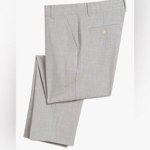 NWOT Calvin Klein Boys Silver Metal Dress Suit pants size 14 husky